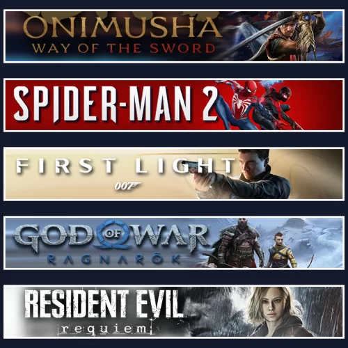 Onimusha +Spider 2+007 +Ragnarök +Evil 9
